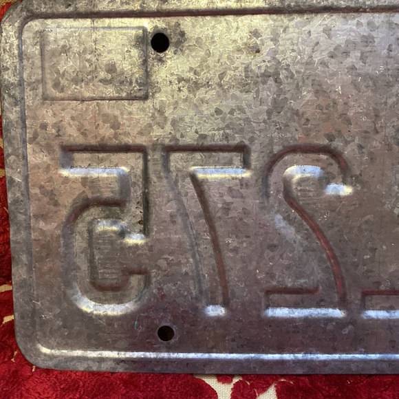 Rustic Retro Nebraska License Plate - Picture 7 of 9